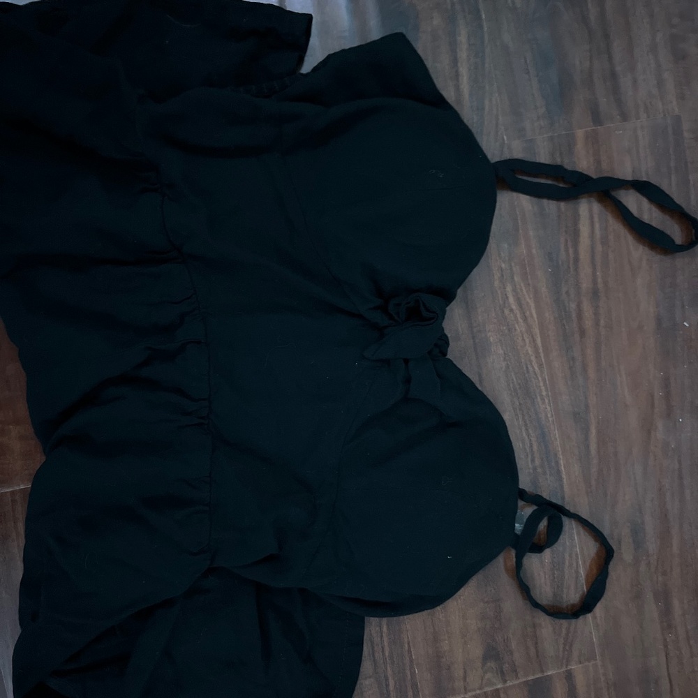 Lily Rose Black Romper